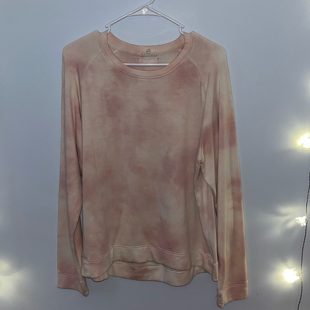 Thread And Supply Pink Tie Dye Sweatshirt